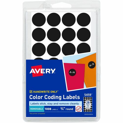 Avery® AVE05459 Avery® Color-Coding Labels