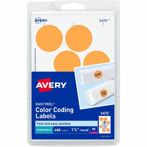 Avery® AVE05476 Avery® 1-1/4" Color-Coding Labels
