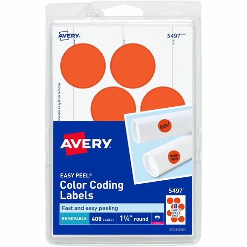 Avery® AVE05497 Avery® 1-1/4" Color-Coding Labels
