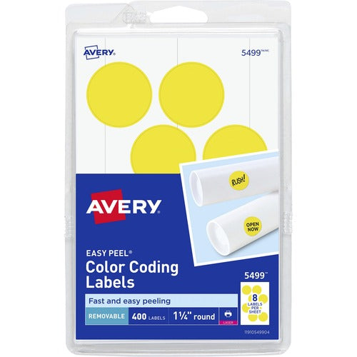 Avery® AVE05499 Avery® 1-1/4" Color-Coding Labels