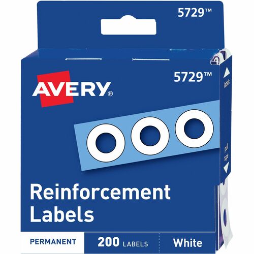 Avery® AVE05729 Avery® White Self-Adhesive Reinforcement Labels