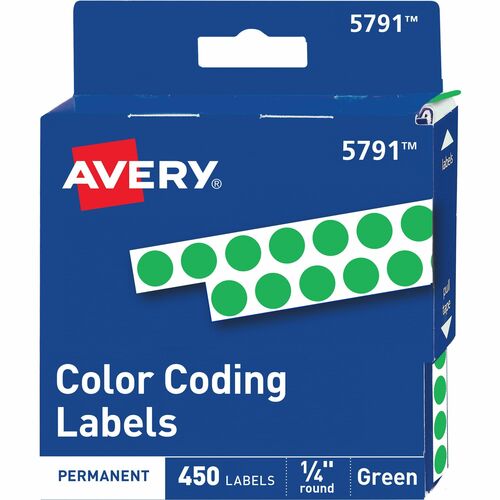 Avery® AVE05791 Avery® 1/4" Color-Coding Labels