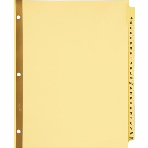 Avery® AVE11306 Avery® Laminated Dividers - Gold Reinforced