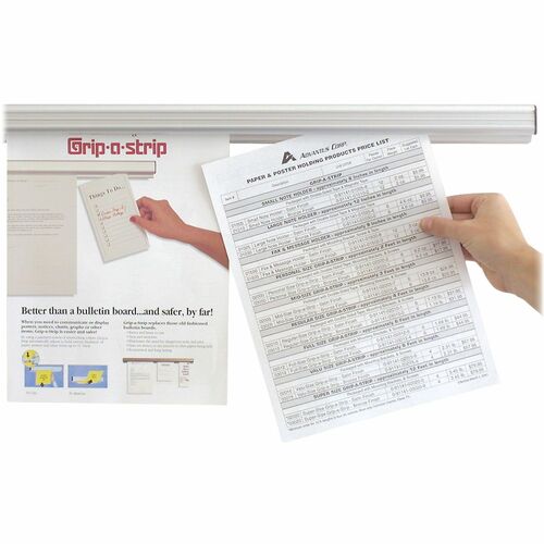 Grip-A-Strip AVT2000 Mounting Rail - Satin