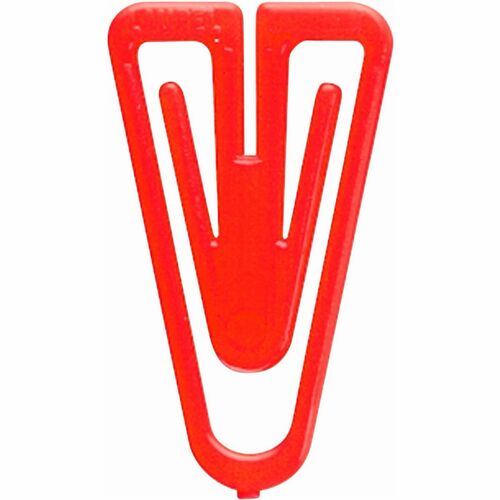 Plastiklips BAULP0300 Paper Clips Medium Size 500 Pack ASSORTED Colors (LP-0300)