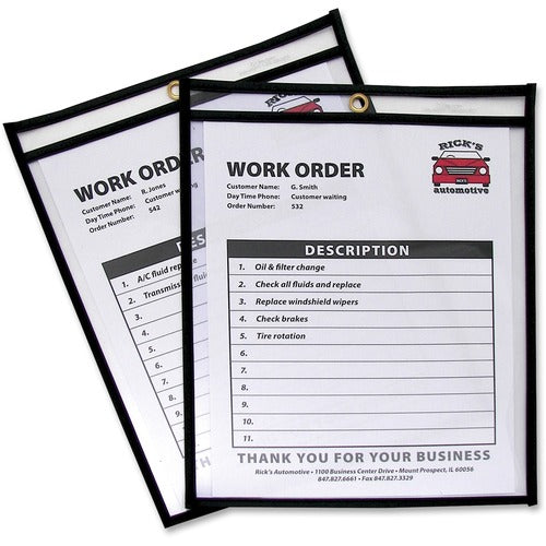 C-Line CLI46911 Stitched Vinyl Shop Ticket Holders