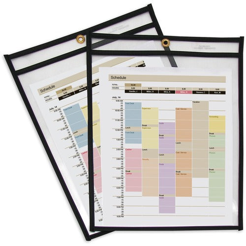 C-Line CLI46912 Stitched Vinyl Shop Ticket Holders