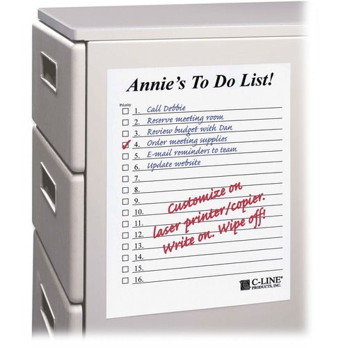 C-Line CLI57911 Self-Stick Dry-erase Sheets