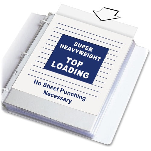 C-Line CLI61003 Poly Top-loading Sheet Protectors