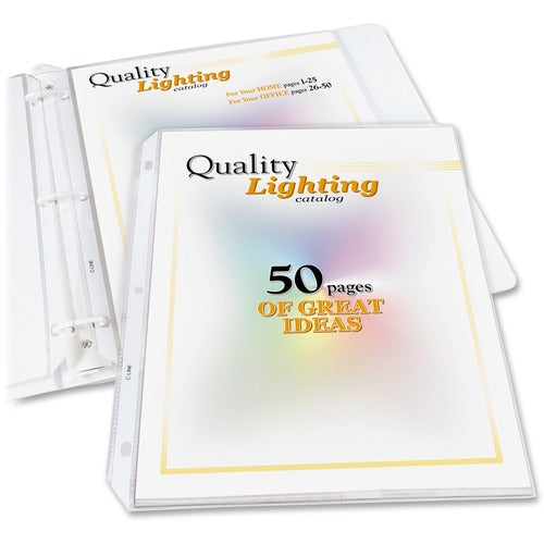 C-Line CLI62020 High-Capacity Top-Loading Sheet Protectors