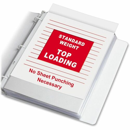 C-Line CLI62027 Poly Top-loading Sheet Protectors