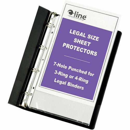 C-Line CLI62047 Legal Size Top Loading Sheet Protectors