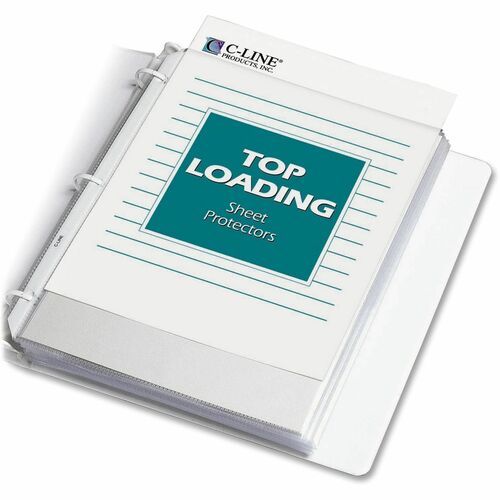 C-Line CLI62067 Poly Top-loading Sheet Protectors
