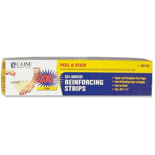 C-Line CLI64112 Self-Adhesive Reinforcing Strips