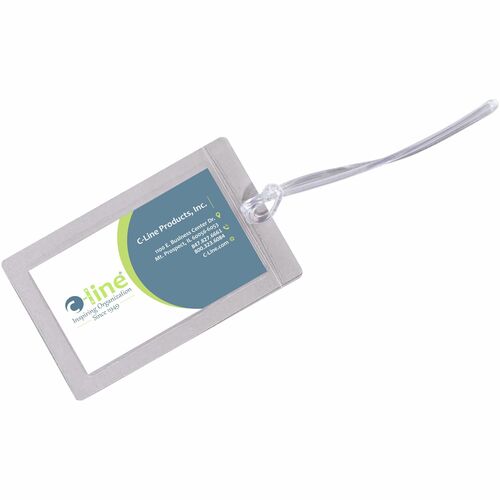 C-Line CLI65107 Cleer Adheer Custom Laminated Luggage Tags