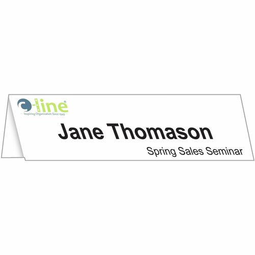 C-Line CLI87517 Inkjet/Laser Name Tents & Holders
