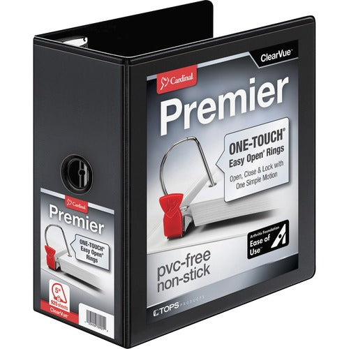 Cardinal® CRD10351 Premier ONE-TOUCH® Easy Open® Locking Slant-D® Rings Binder