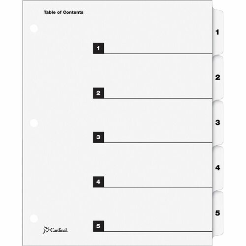 Cardinal® CRD60513 OneStep Numbered Index System