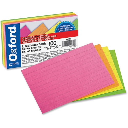 Oxford OXF40279 Neon Index Cards