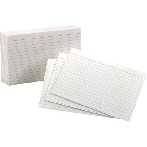 Oxford OXF41 Top Quality Ruled Index Cards