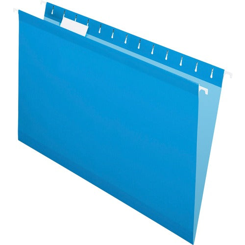 Pendaflex PFX415315BLU 1/5 Tab Cut Legal Recycled Hanging Folder