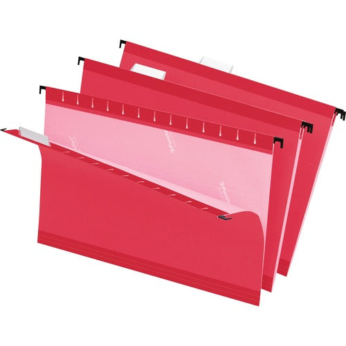 Pendaflex PFX415315RED 1/5 Tab Cut Legal Recycled Hanging Folder