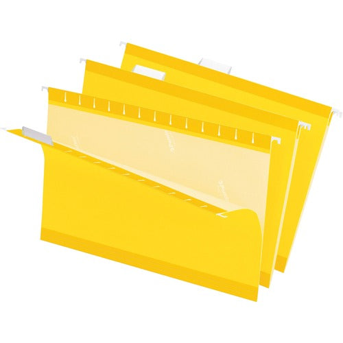 Pendaflex PFX415315YEL 1/5 Tab Cut Legal Recycled Hanging Folder