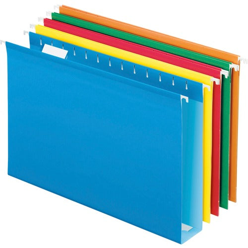 Pendaflex PFX4153X2ASST 1/5 Tab Cut Legal Recycled Hanging Folder