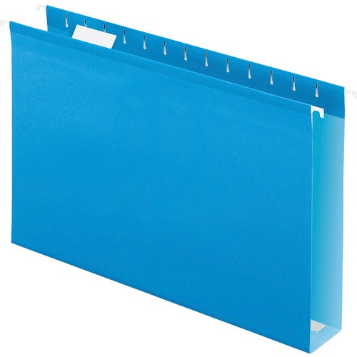 Pendaflex PFX4153X2BLU 1/5 Tab Cut Legal Recycled Hanging Folder