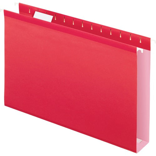 Pendaflex PFX4153X2RED 1/5 Tab Cut Legal Recycled Hanging Folder