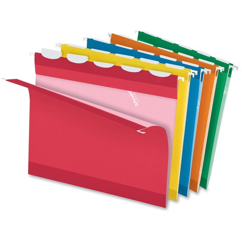 Pendaflex PFX42592 Ready-Tab 1/5 Tab Cut Letter Recycled Hanging Folder