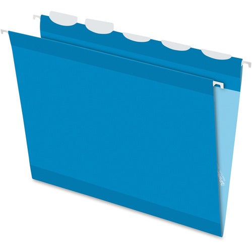 Pendaflex PFX42622 Ready-Tab 1/5 Tab Cut Letter Recycled Hanging Folder