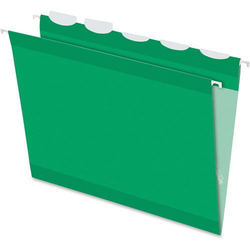 Pendaflex PFX42626 Ready-Tab 1/5 Tab Cut Letter Recycled Hanging Folder