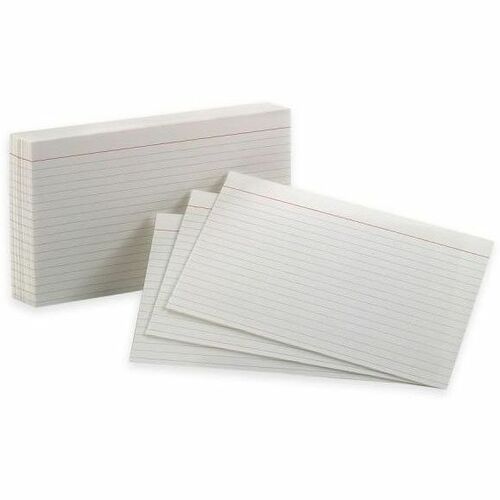 Oxford OXF51 Top Quality Ruled Index Cards