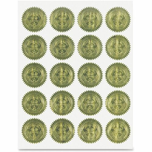 Geographics GEO20014 Gold Embossed Seals