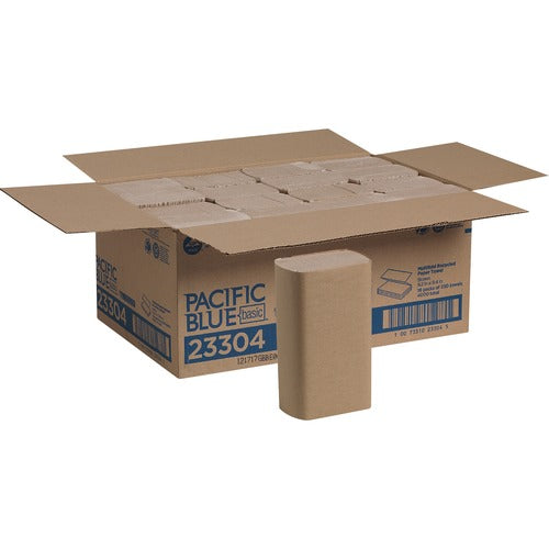 Pacific Blue Basic GPC23304 Recycled Multifold Paper Towel