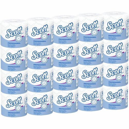 Scott KCC13607 Professional Standard Roll Toilet Paper with Elevated Design
