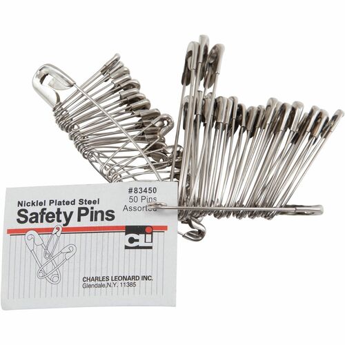Charles Leonard LEO83450 Safety Pins