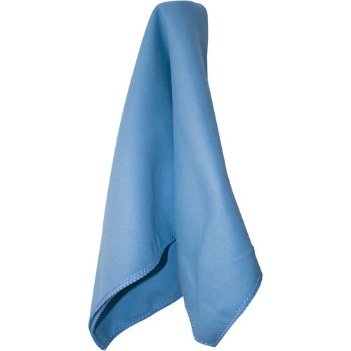 Impact IMPLFK100 Impact Products Microfiber Cleaning Cloth - 16" X 16" - Blue - Microfiber - 12 / Bag