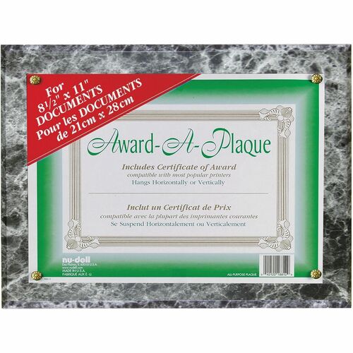 Golite nu-dell NUD18815M Woodgrain Award-A-Plaque