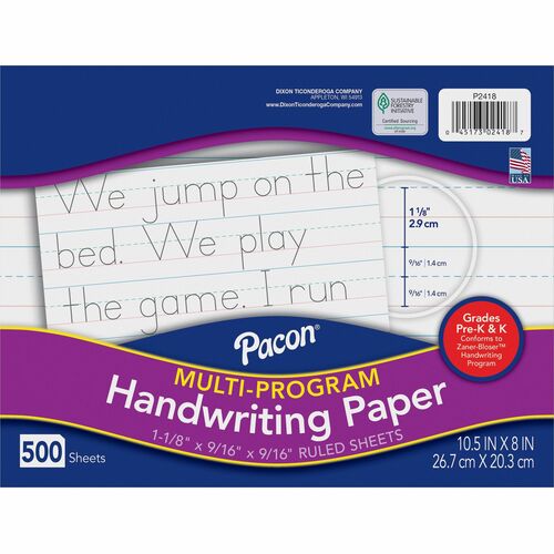 Pacon® PAC2418 Multi-Program Handwriting Papers