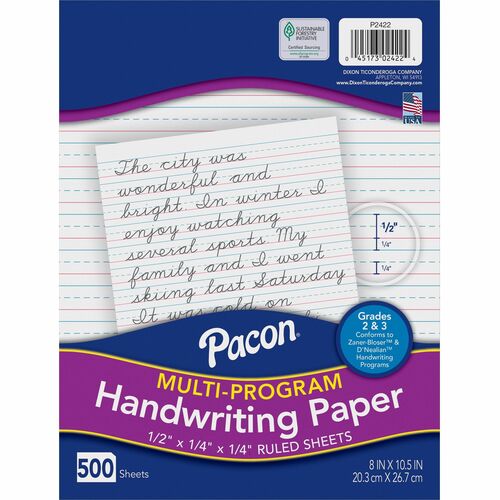 Pacon® PAC2422 Multi-Program Handwriting Papers