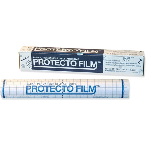 Protecto PAC72350 Film - Laminating Pouch/Sheet Size: 18" Width X 65 Ft Length - Type N - Nonglare - For Poster, Maps, Presentation - Clear - 1 / Roll