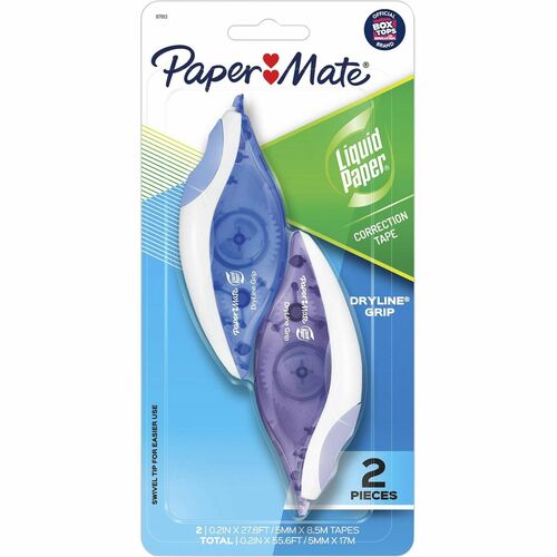 Paper Mate PAP87813 Translucent Dryline Grip Correction Tape