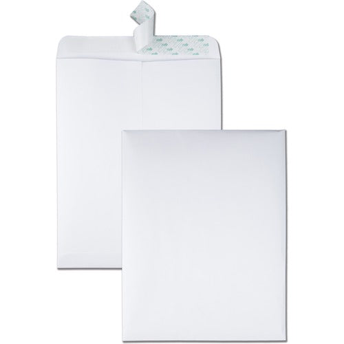 Quality Park QUA44782 Redi-Strip Catalog Envelope - Catalog - #13 1/2 - 10" Width X 13" Length - 28 Lb - Peel & Seal - Wove - 100 / Box - White