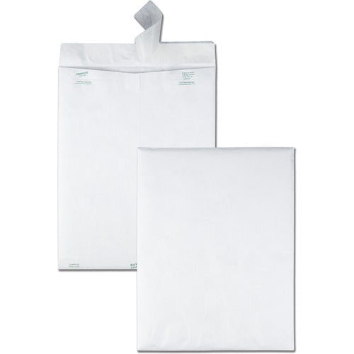 Survivor® QUAR1790 Open-End Envelope - Catalog - #15 1/2 - 12" Width X 15.50" Length - 14 Lb - Peel & Seal - Tyvek - 100 / Box - White