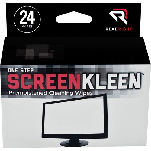 Read Right REARR1209 One Step CRT Screen Cleaning Wipes