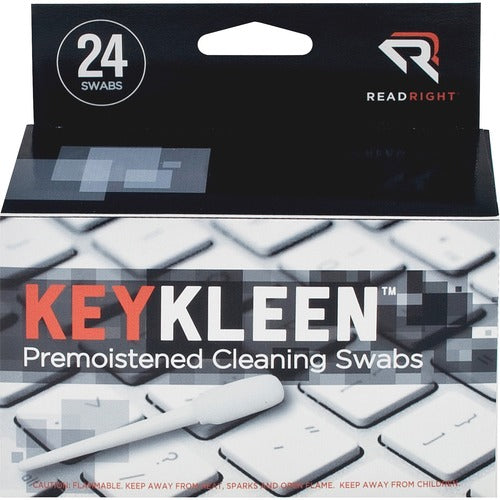 Read Right REARR1243 Pre-Moistened KeyKleen Swabs