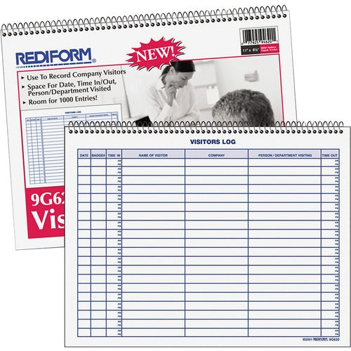 Rediform RED9G620 Visitor's Log Book