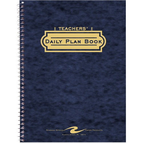 Roaring Spring ROA12144 Teacher's Daily Planner Spiral Book